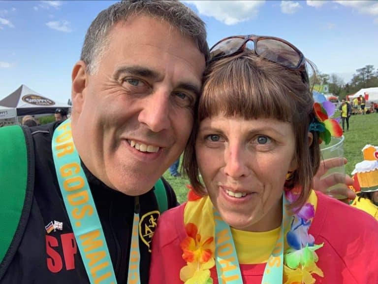 Mad March Mile Raises £2,729 for Bath Cancer Unit Support Group 1 Sean Gretchen Mad March Mile 768x576 1