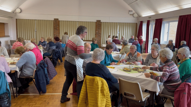 Main and Pudding Lunch at Southwick Village Hall 1 southwickladies
