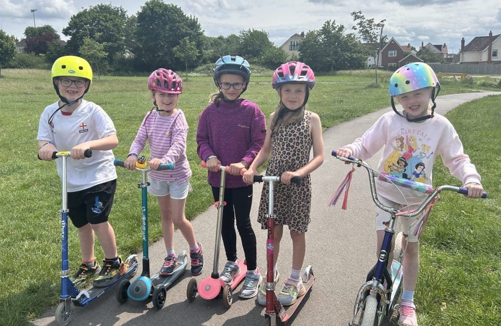 Sisters fundraising mission raises vital funds for cancer support L R. Joel Esme Olivia Elsie and Evie scaled e1750162008772